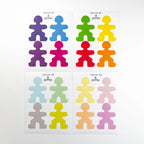 Color sticker set