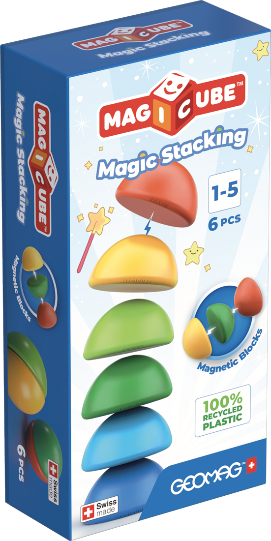 Magicube Blocks Recycled Stacking 6 pcs