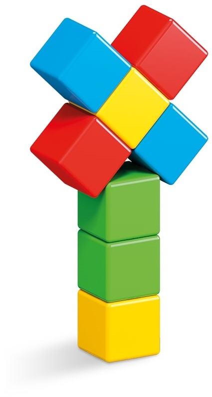Magicube Full Color Recycled Crystal 8 pcs