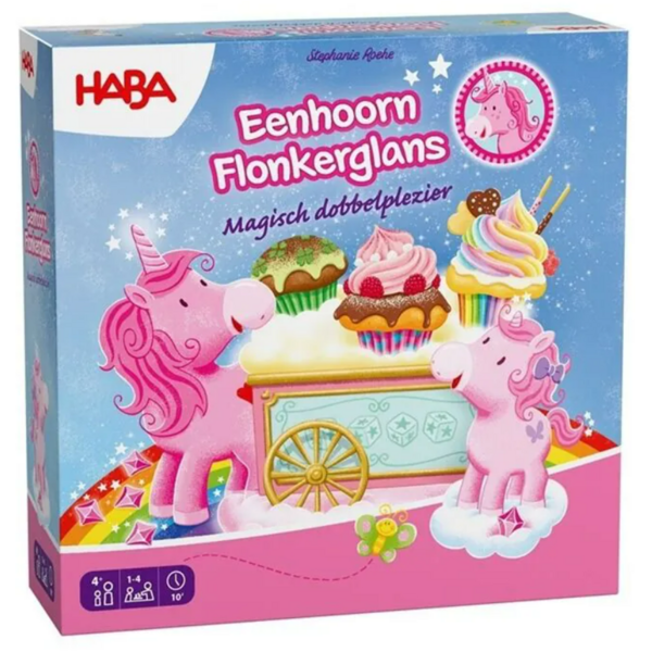 Eenhoorn Flonkerglans - Magisch dobbelplezier