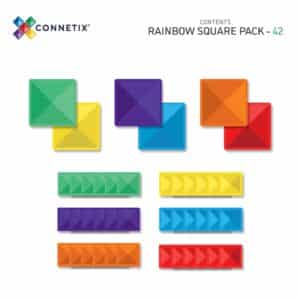 Rainbow Square Pack  * 42 stuks