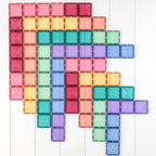 Pastel Rectangle Pack*24 stuks