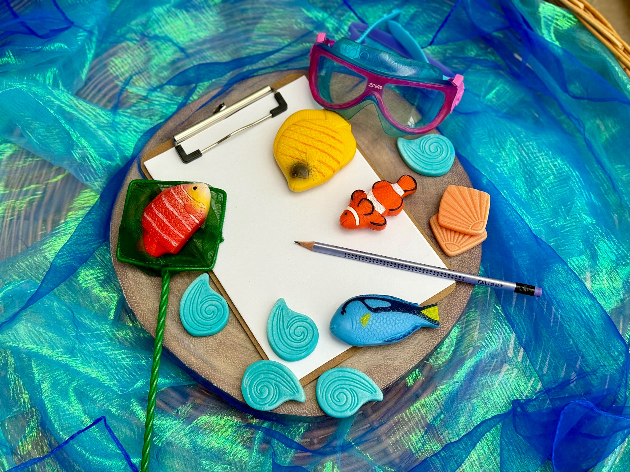 Sensory Play Stones fish