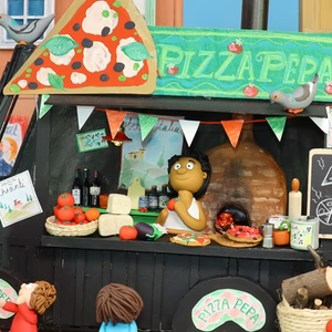 Bas & Klara op de markt