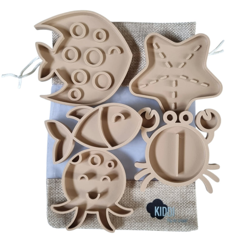 PLA mini vulvormen set oceaan