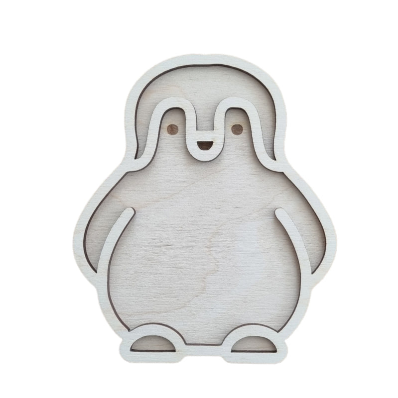 Vulvorm / speel tray small pinguin