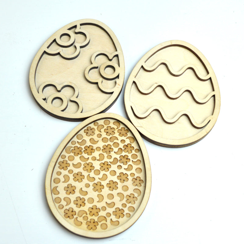 Vulvormen set paaseieren