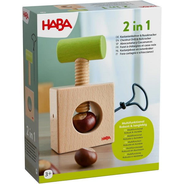 Kastanjeboor en notenkraker