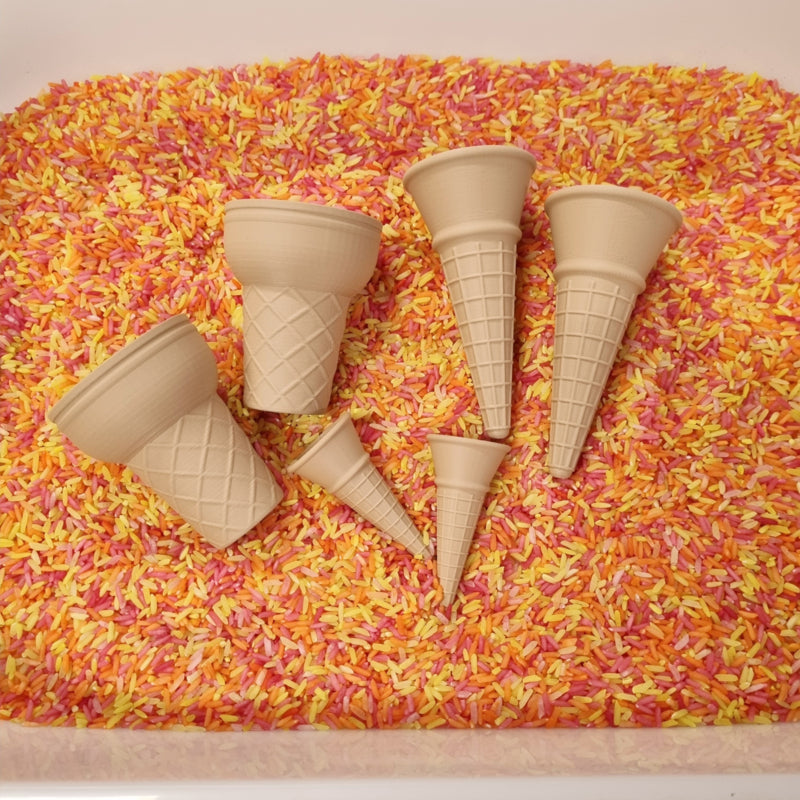 PLA ijshoorntjes - platte punt