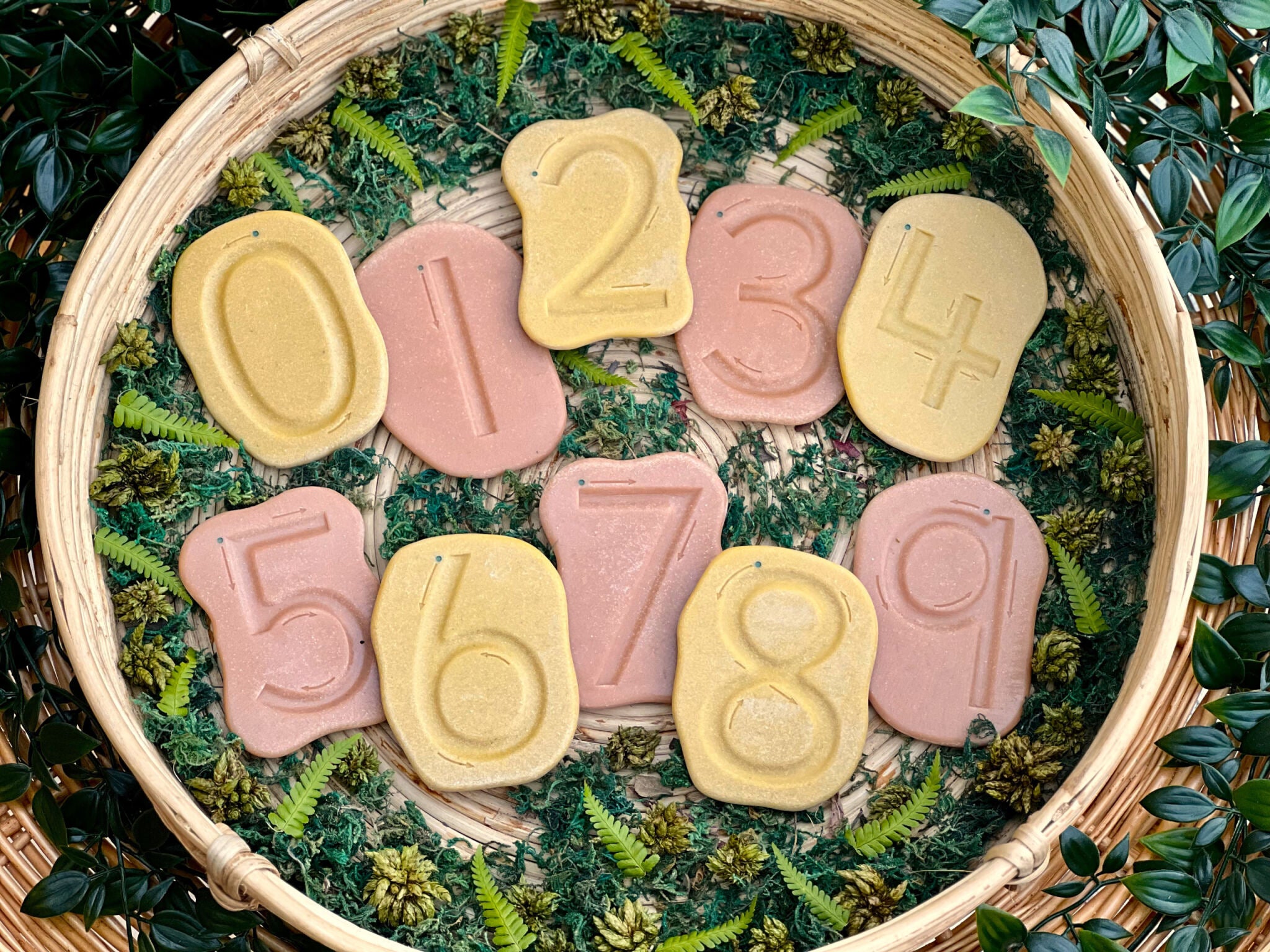 Feels-Write Number Stones