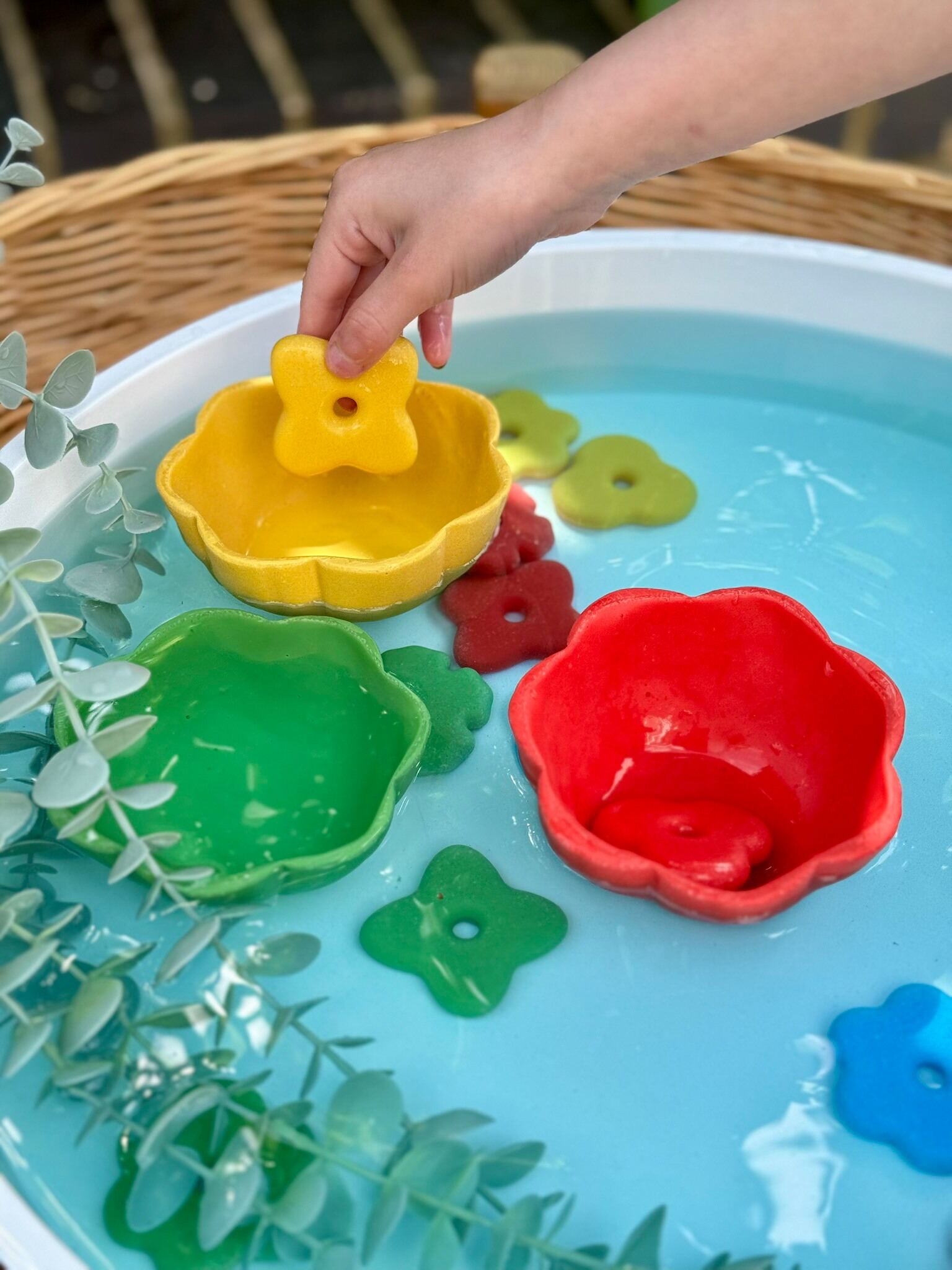 Flower Stones and bowls