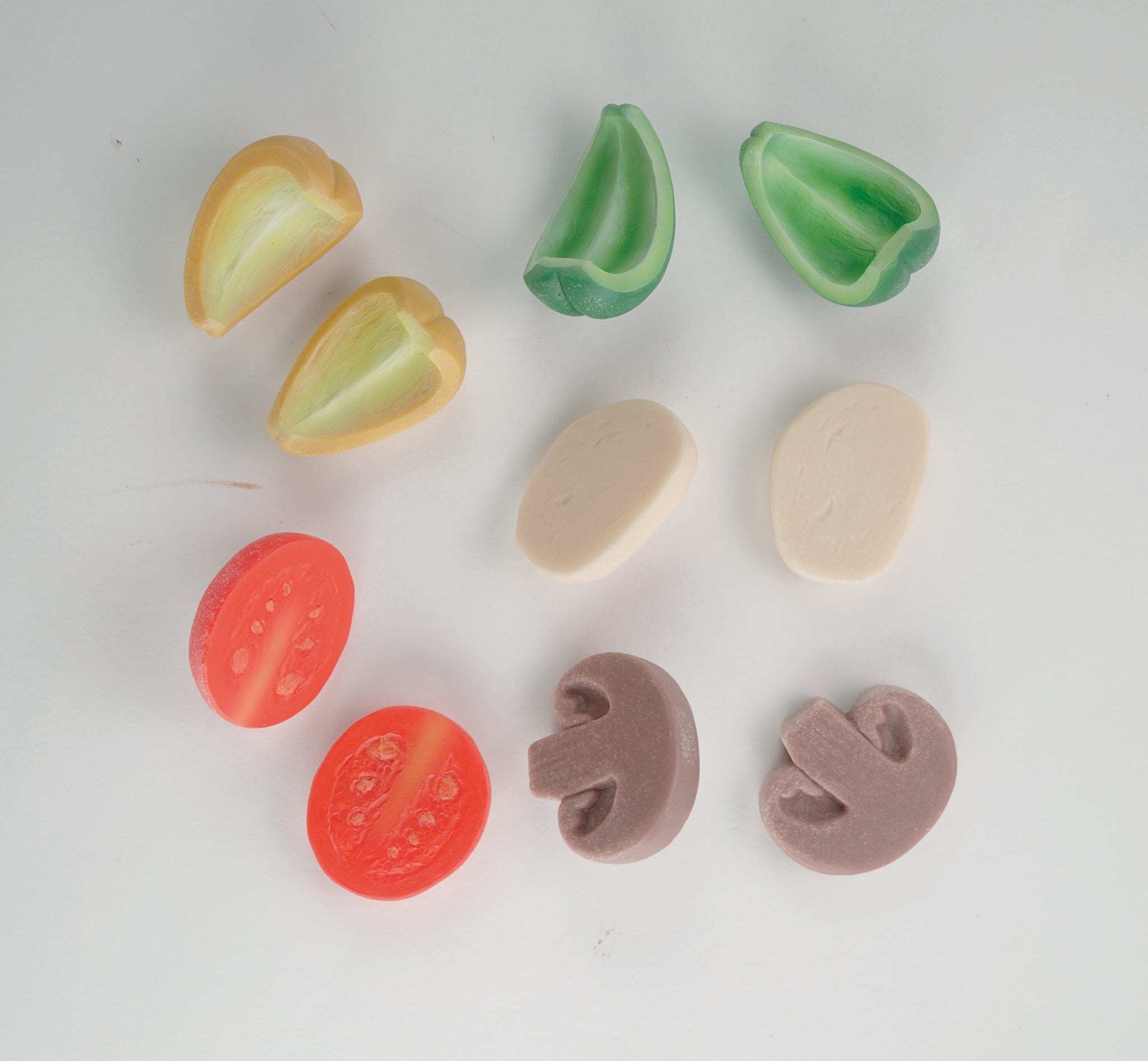 Sensory Play Stones Pizza Toppings