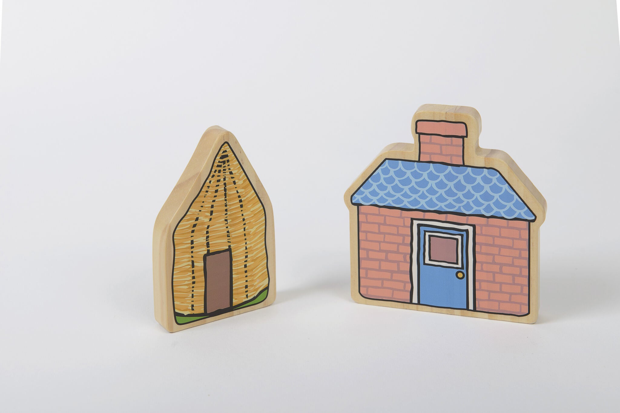 Wooden Characters Drie biggetjes