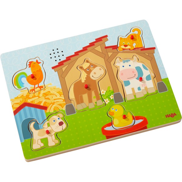 Geluidenpuzzel Op de boerderij