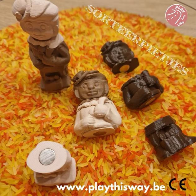 Set van 3 Sorteerpieten