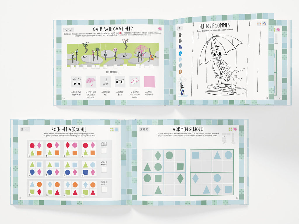 Het vormendoeboek van Pi - ontdek vierkanten