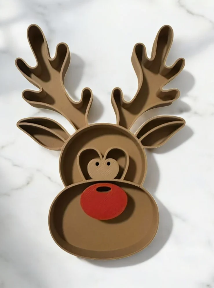 Vulvorm Rendier met rode neus