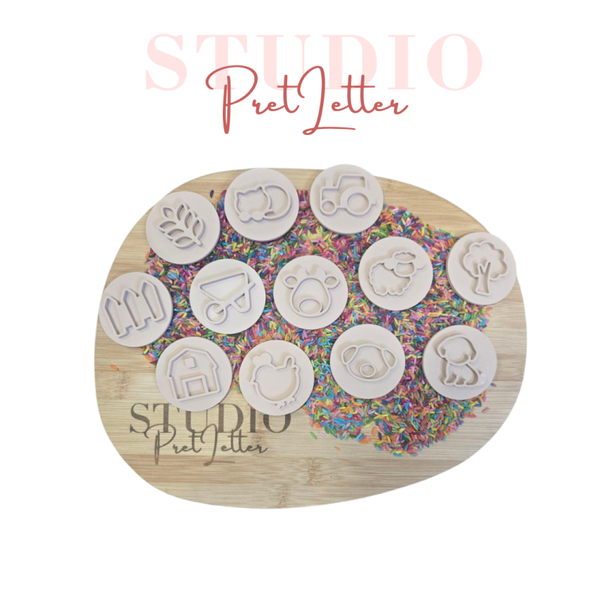 Stempels Boerderij thema set PLA