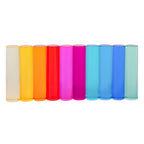 Acryl cilinders 10 x 2,5 cm set van 10