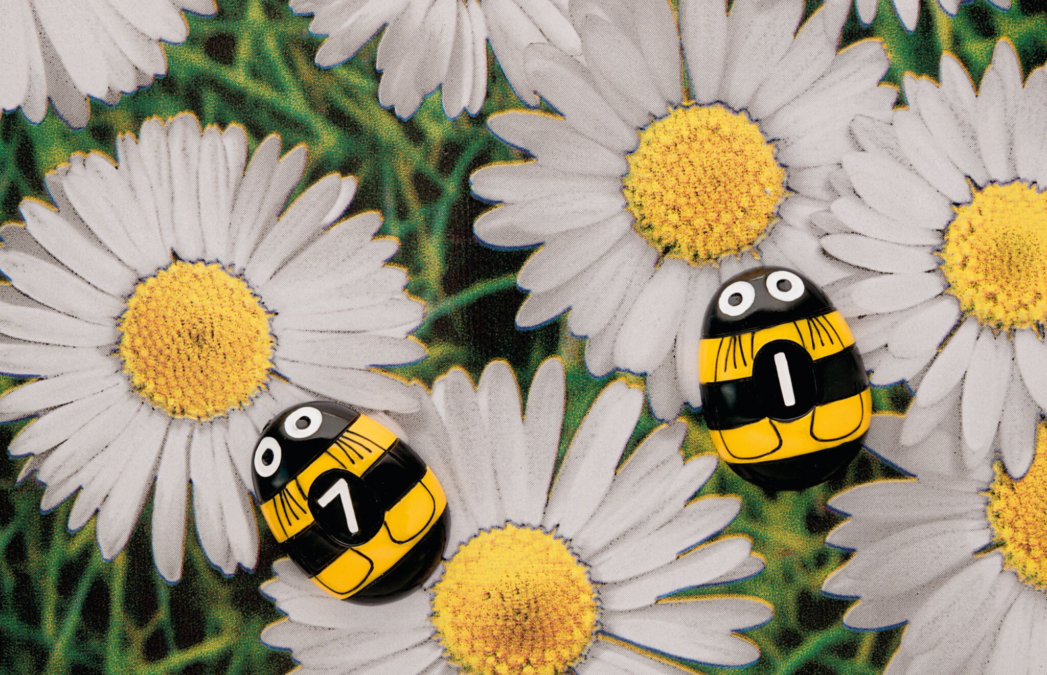 Number Stones Honey Bee