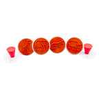 Zoo dieren stempels set van 6