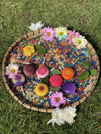 Sensory Play Stones Flowers