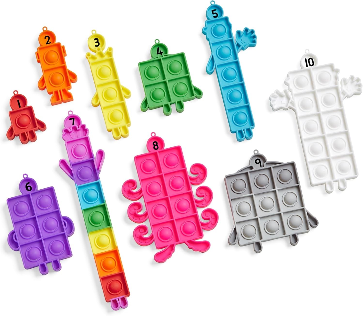 Numberblocks™ Sensory Bubble Poppers