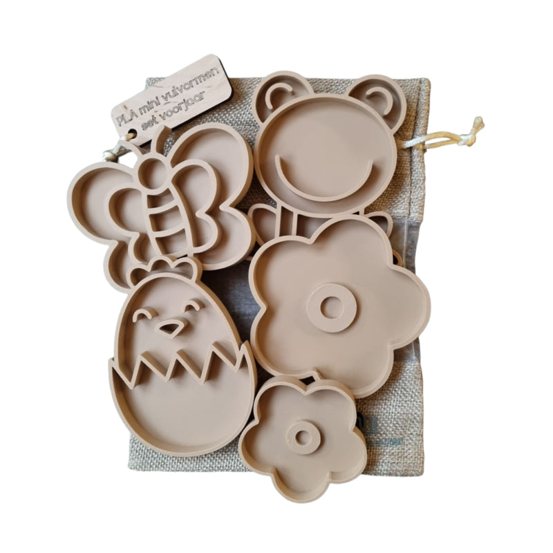 PLA mini vulvormen set voorjaar