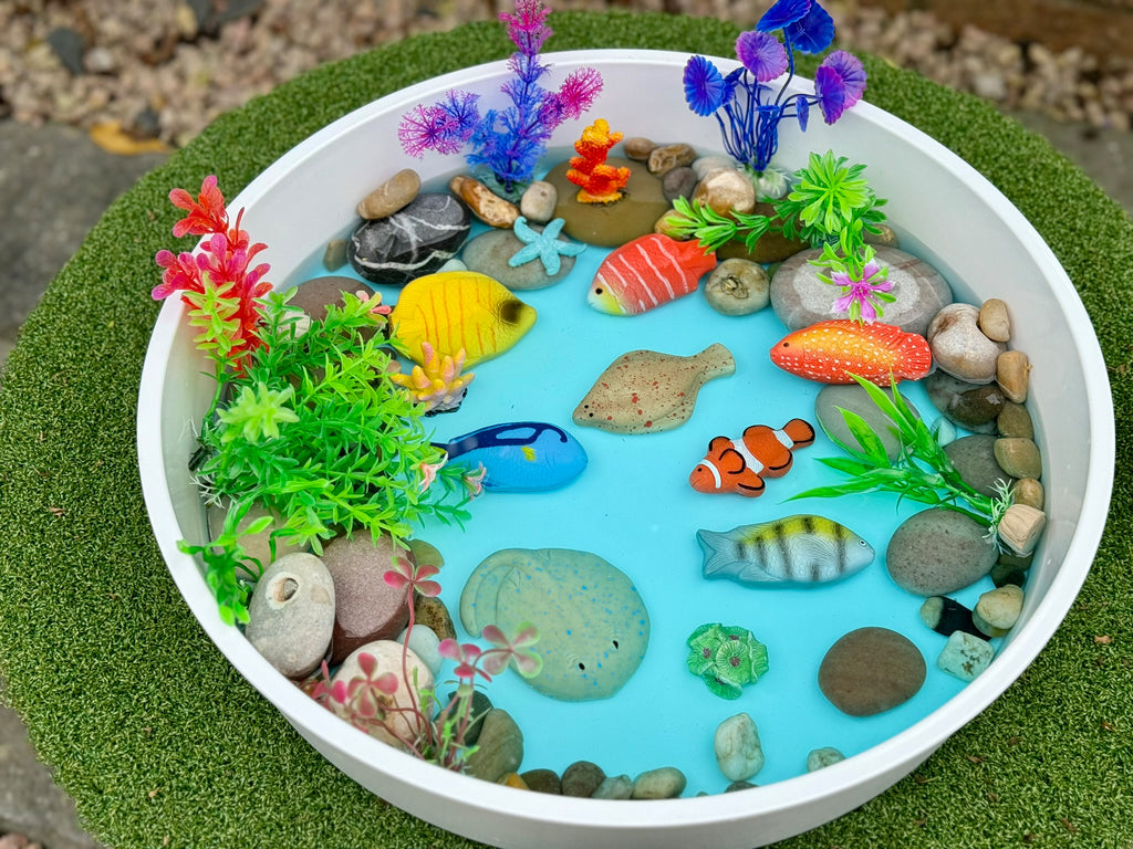 Sensory Play Stones fish
