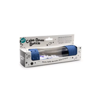 DIY rustgevende fles blauw