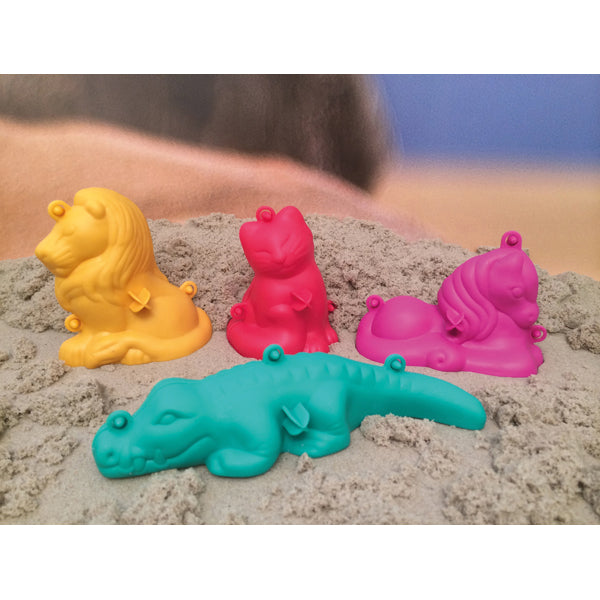 Zandvormen 3D klein binnen set van 4