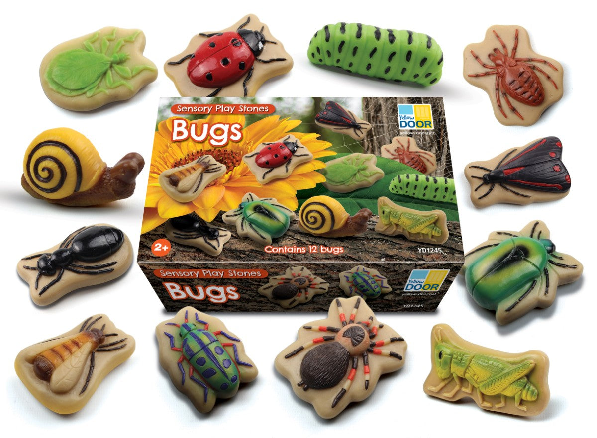 Sensory Play Stones Bugs