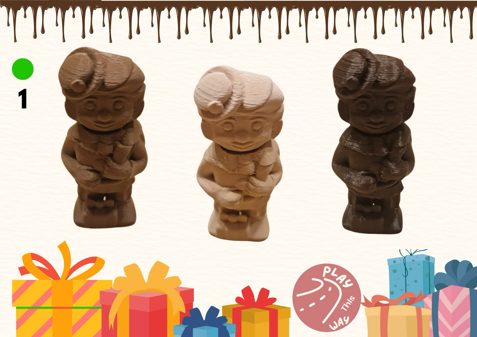 Set van 3 Sorteerpieten