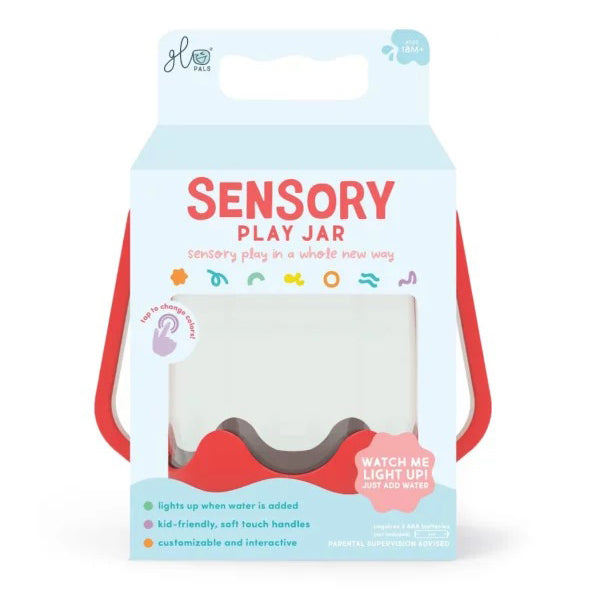 Glopals Sensory Play Jar rood