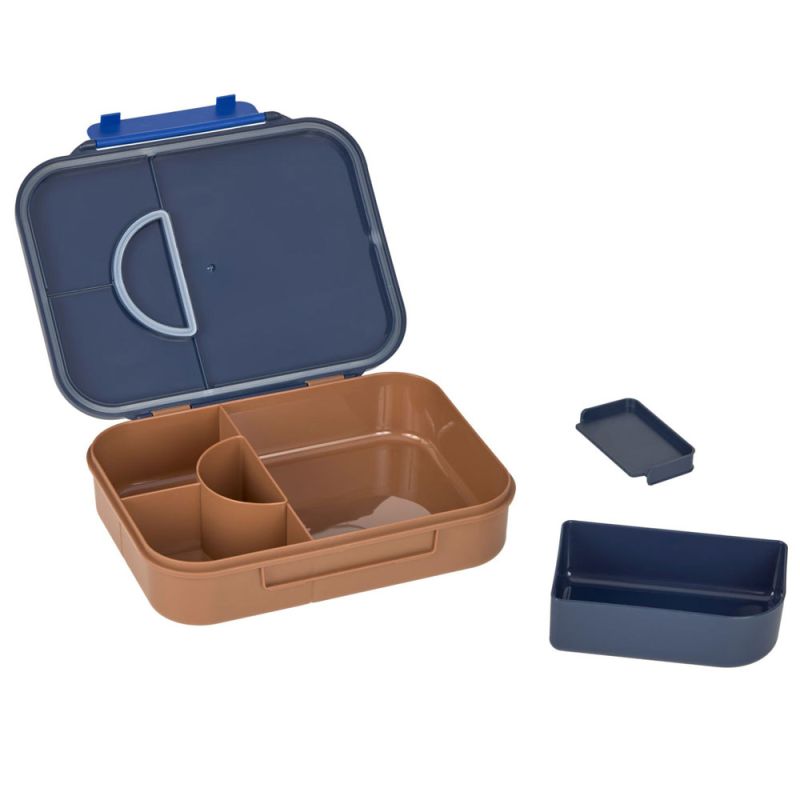 Lässig lunchbox bento little gang smile donkerblauw