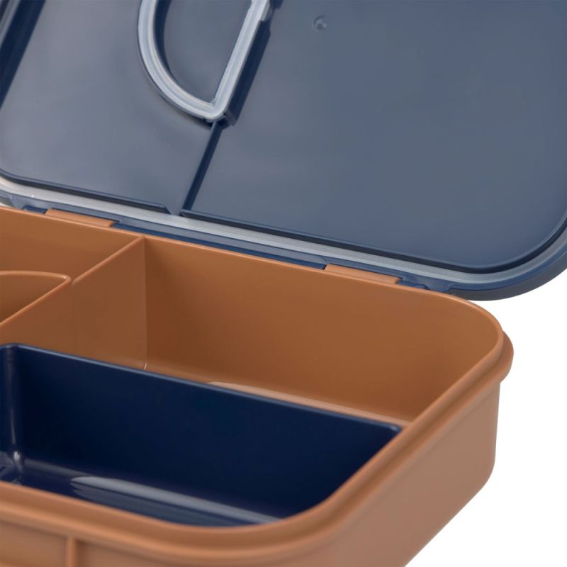Lässig lunchbox bento little gang smile donkerblauw