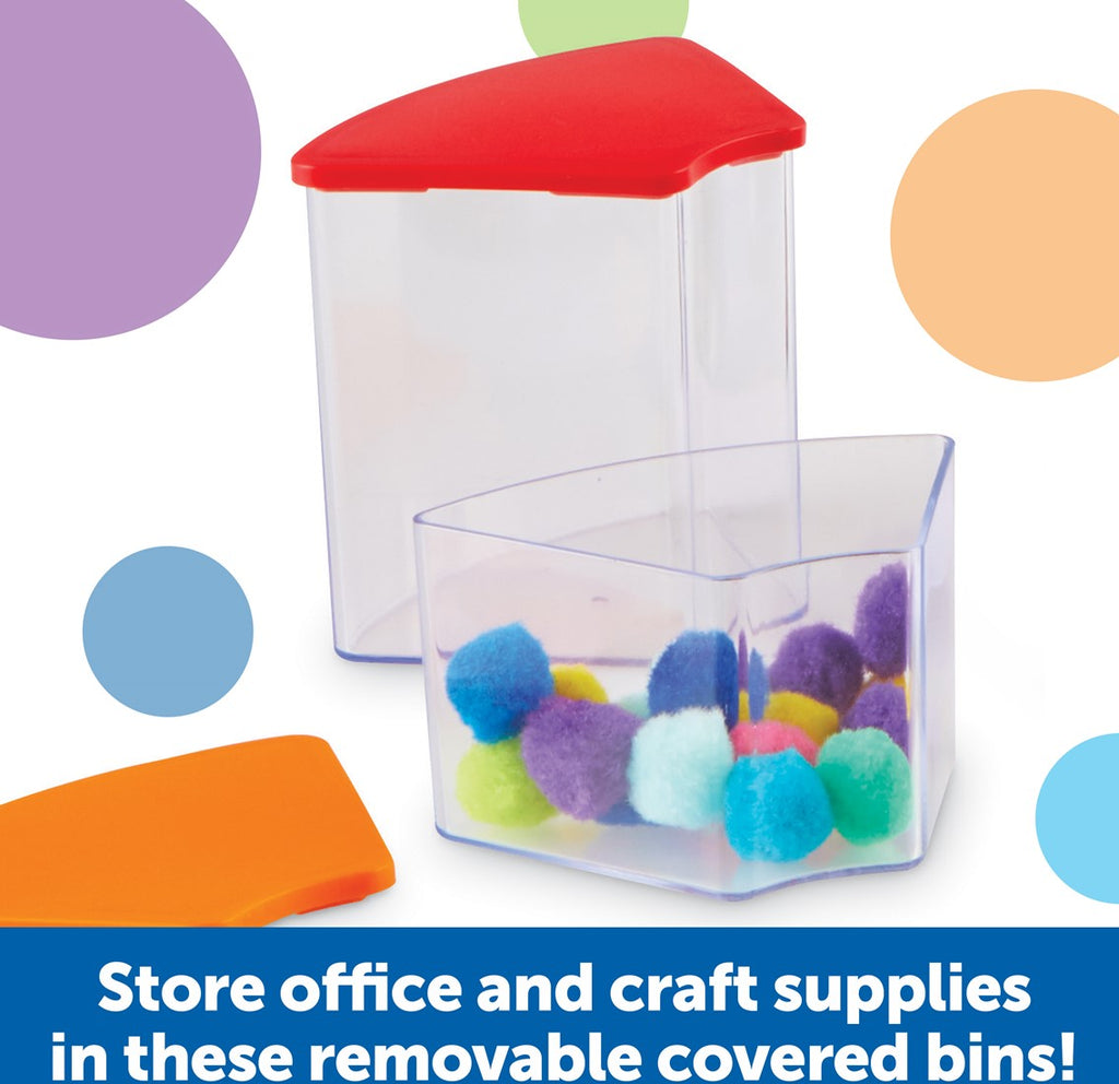 Create-a-Space™ See-Thru Spinning Bins