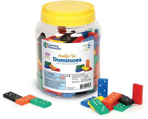 Double-Six Wooden Dominoes