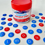 Lowercase Alphabet Chips, 156 Chips