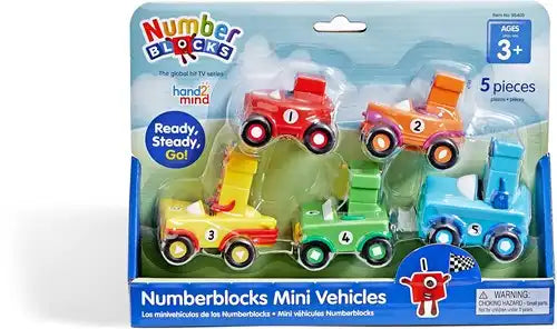 Numberblocks® Mini Vehicles, Set of 5