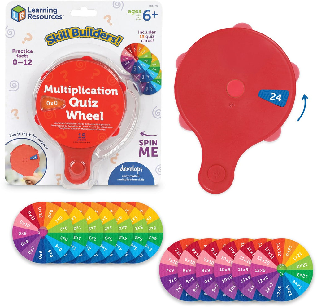 Skill Builders! Multiplication Quiz Wheel