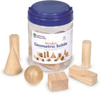 Wooden Geometric Solids, Set of 12