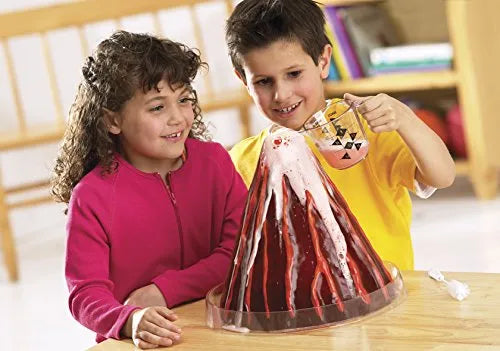 Erupting Cross-Section Volcano Model