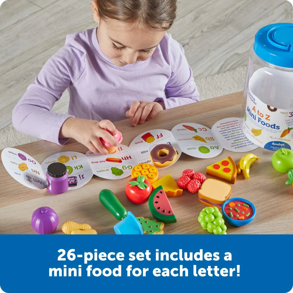 Mini Alphabet Foods