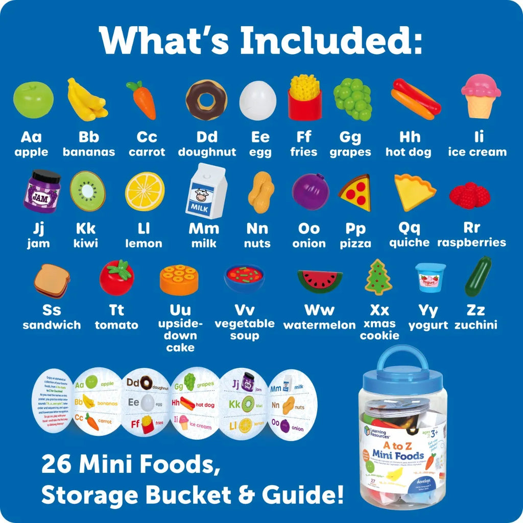 Mini Alphabet Foods