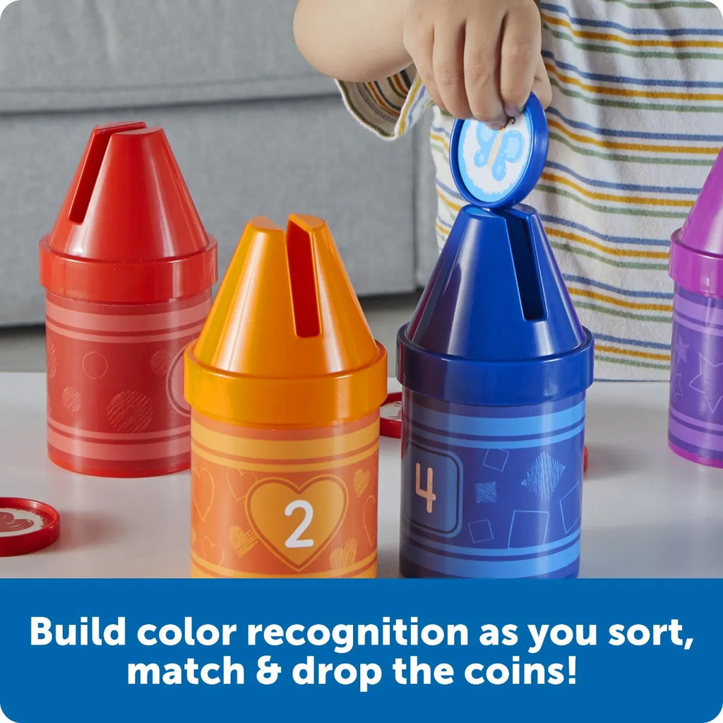 Rainbow Counting Crayons