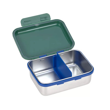 Lässig lunchbox RVS Little Gang rainbow green