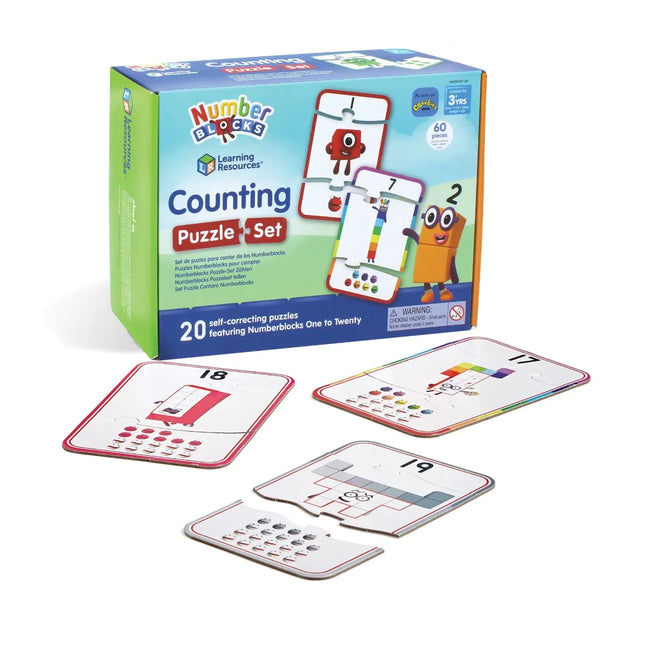 Learning Resources Number Blocks puzzelkaarten