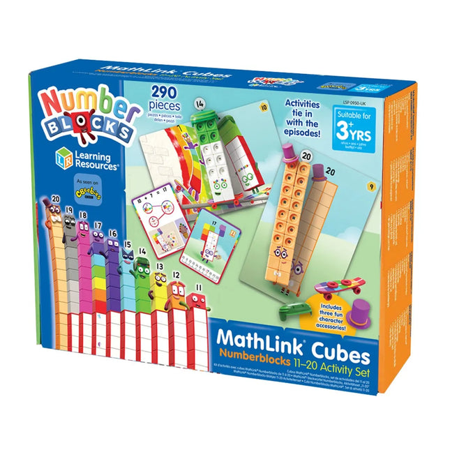 Learning Resources MathLink Cubes Numberblocks 11-20 activiteitenset