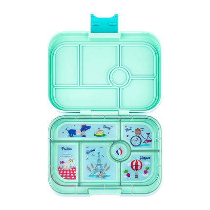 Yumbox Original 6 vakken Serene Aqua / Paris tray